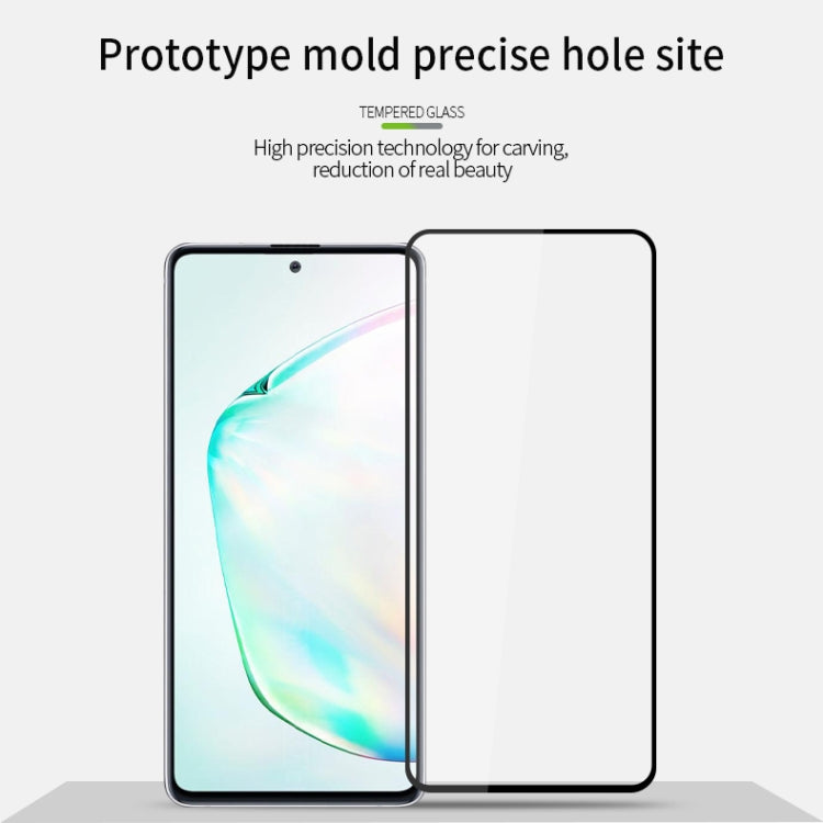 For Galaxy A81 / Note 10 Lite PINWUYO 9H 2.5D Full Screen Tempered Glass Film(Black) - Galaxy Tempered Glass by PINWUYO | Online Shopping UK | buy2fix