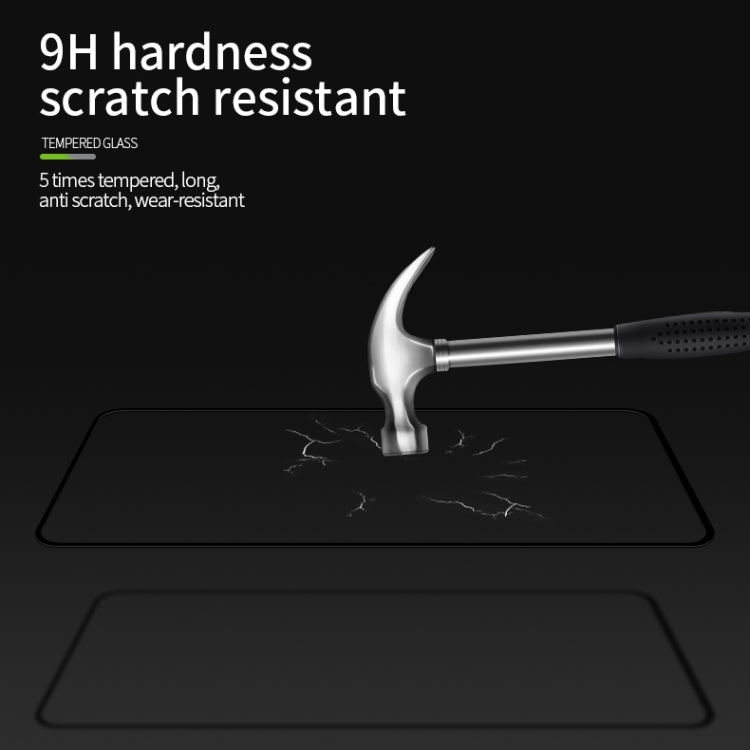 For Galaxy A81 / Note 10 Lite PINWUYO 9H 2.5D Full Screen Tempered Glass Film(Black) - Galaxy Tempered Glass by PINWUYO | Online Shopping UK | buy2fix