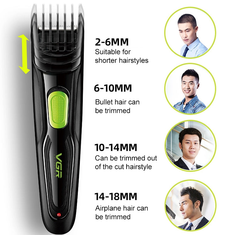 VGR V-019 5W USB Styling Electric Hair Clipper - Hair Trimmer by VGR | Online Shopping UK | buy2fix