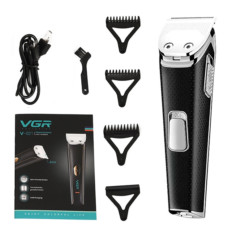 VGR V-022 5W USB Knife-head Electric Hair Clipper (Silver) - Hair Trimmer by VGR | Online Shopping UK | buy2fix