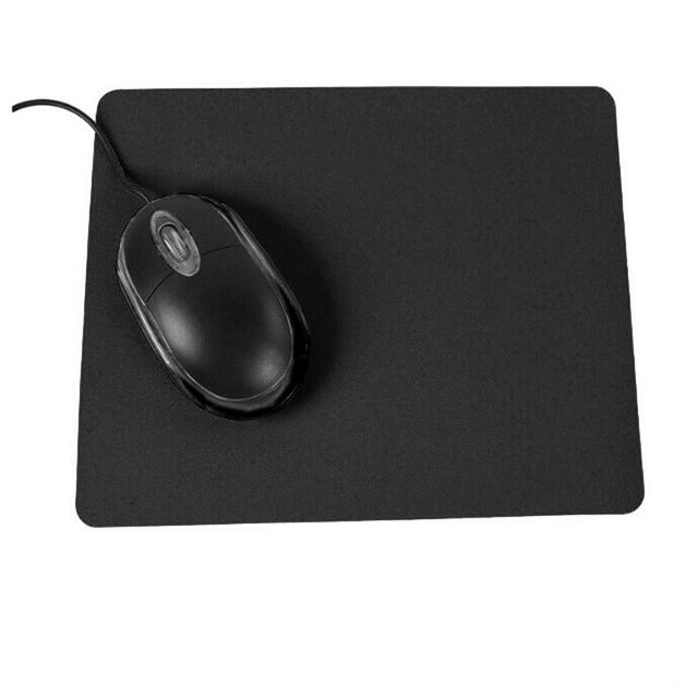 10 PCS Optical Solid Color Office Computer Anti-Slip Wrist Rests Mouse Pad(Black) - Computer & Networking by buy2fix | Online Shopping UK | buy2fix