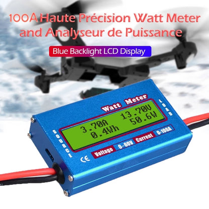 Airplane Model 0-100A 0-60V Continuous Current 50A High Precision Wattmeter - Consumer Electronics by buy2fix | Online Shopping UK | buy2fix