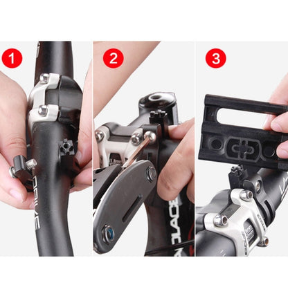 GUB Bicycle Aluminum Alloy Mobile Phone Bracket Navigation Bracket Motorcycle Mobile Phone Holder(Black) - Holders by GUB | Online Shopping UK | buy2fix