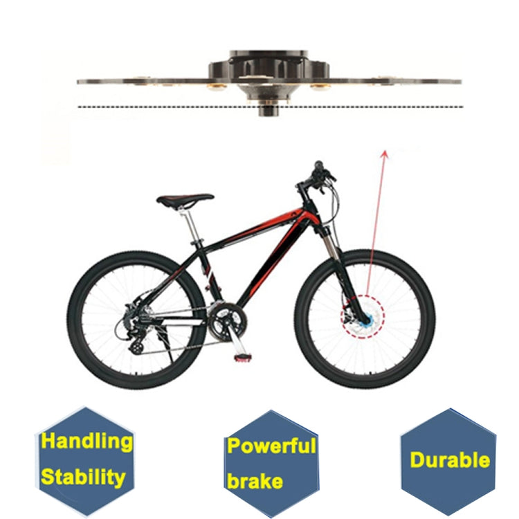 VXM Bicycle Mountain Bike Floating Brake Disc Brake 160mm(Red) - Outdoor & Sports by VXM | Online Shopping UK | buy2fix