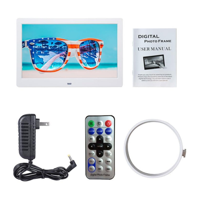 DPF-106 10.1 inch Digital Photo Frame LED Video Advertising Machine, Plug:AU Plug(Black) - Consumer Electronics by buy2fix | Online Shopping UK | buy2fix