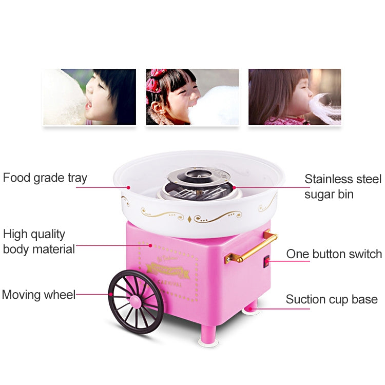 Retro Trolley Mini Cotton Candy Machine, Specification:Australian Regulations 220 V(Red) - Home & Garden by buy2fix | Online Shopping UK | buy2fix