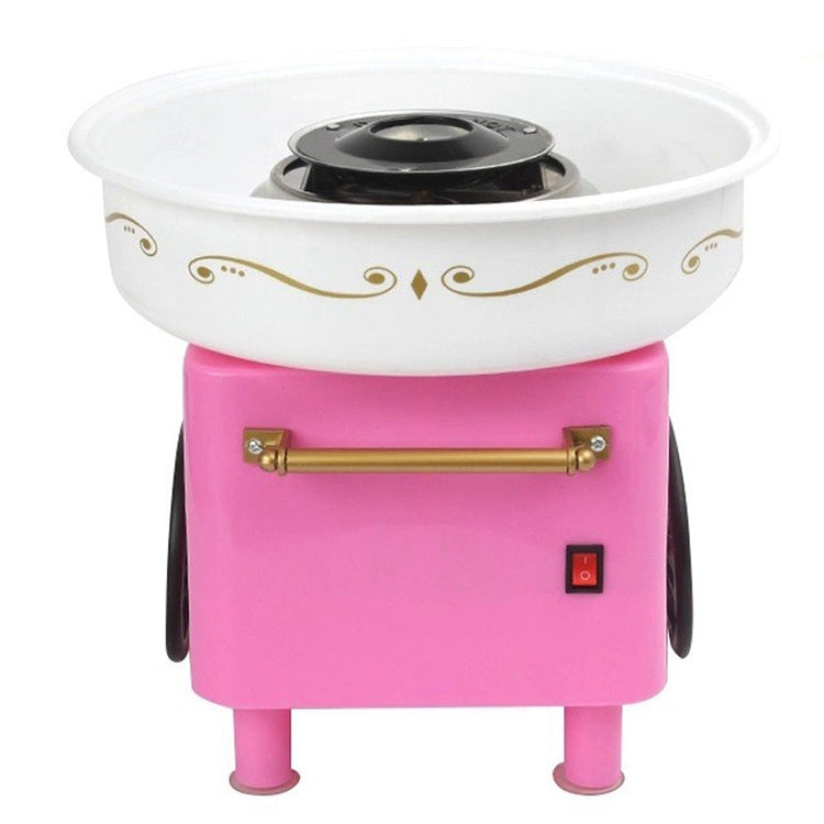 Retro Trolley Mini Cotton Candy Machine, Specification:National Standard 220 V(Pink) - Home & Garden by buy2fix | Online Shopping UK | buy2fix