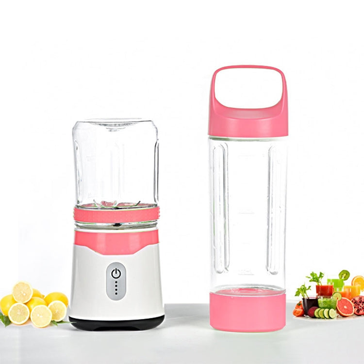 Six-leaf Electric USB Charging Portable Mini Fruit Juicer Juice Cup(Red) - Home & Garden by buy2fix | Online Shopping UK | buy2fix