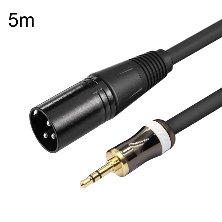 3.5mm To Caron Male Sound Card Microphone Audio Cable, Length:5m - Microphone Audio Cable & Connector by buy2fix | Online Shopping UK | buy2fix