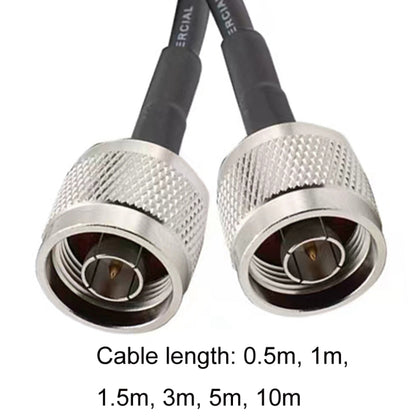 N Male To N Male RG58 Coaxial Adapter Cable, Cable Length:0.5m - Connectors by buy2fix | Online Shopping UK | buy2fix