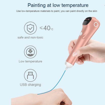 3D Printing Pen Low Temperature Painting Pen With 5m PCL(Pink) - Consumer Electronics by buy2fix | Online Shopping UK | buy2fix