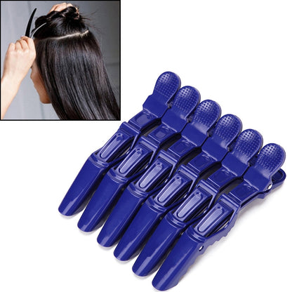 6 PCS Hair Not Easy to Slip off Hair Salon Barber Shop Style Partition Special Clip Hair Tools(Blue) - Hair Trimmer by buy2fix | Online Shopping UK | buy2fix