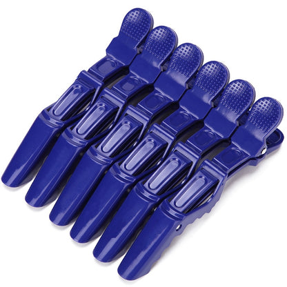 6 PCS Hair Not Easy to Slip off Hair Salon Barber Shop Style Partition Special Clip Hair Tools(Blue) - Hair Trimmer by buy2fix | Online Shopping UK | buy2fix