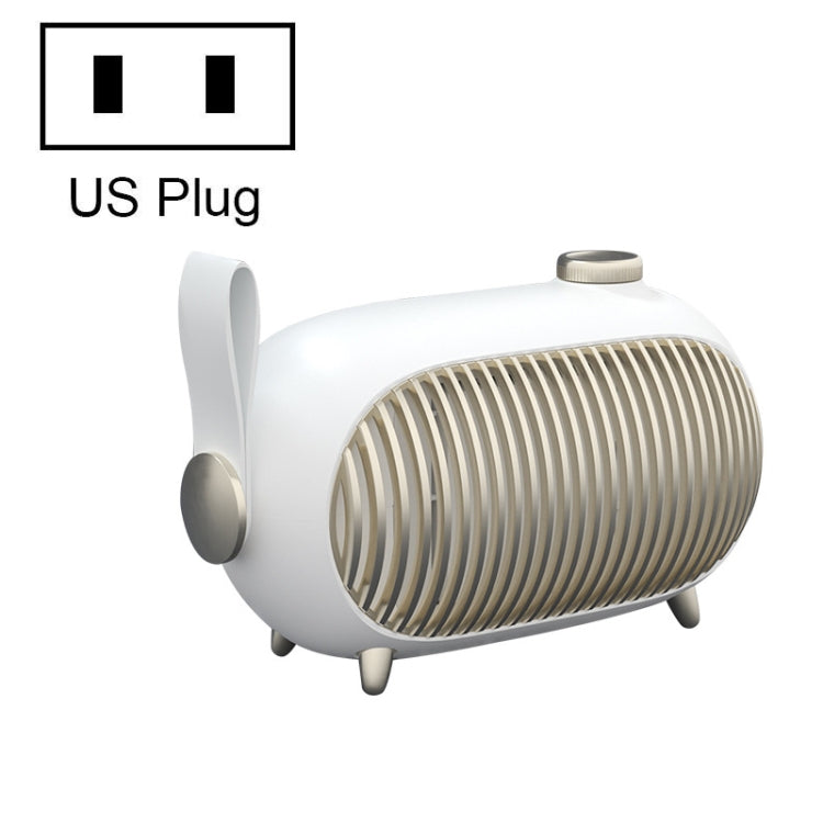 N301 Mini Heater Office Desk Silent Hot Air Heater Household Bedroom Heater US Plug(White) - Consumer Electronics by buy2fix | Online Shopping UK | buy2fix