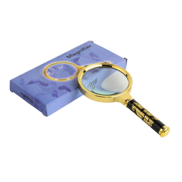 2pcs Elderly Reading Books Handheld Magnifier, Diameter:90mm(Removable Handle) - Consumer Electronics by buy2fix | Online Shopping UK | buy2fix