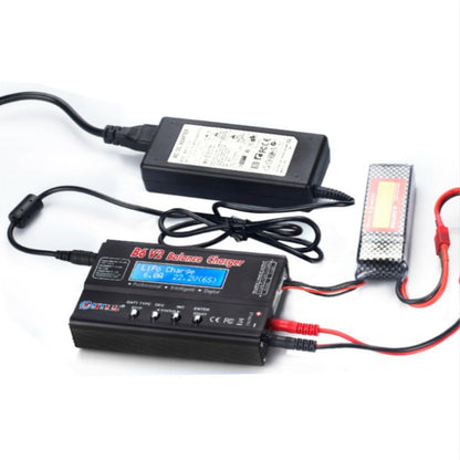 HTRC B6 V2 Balance Charger Intelligent Model Airplane Lithium Battery Charger, EU Plug - Charger by HTRC | Online Shopping UK | buy2fix