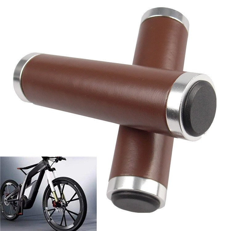 Retro Bicycle Leather Grip Cover Mountain Bike Comfortable Cowhide Grip Cover, Colour: HG005 Ordinary - Outdoor & Sports by buy2fix | Online Shopping UK | buy2fix