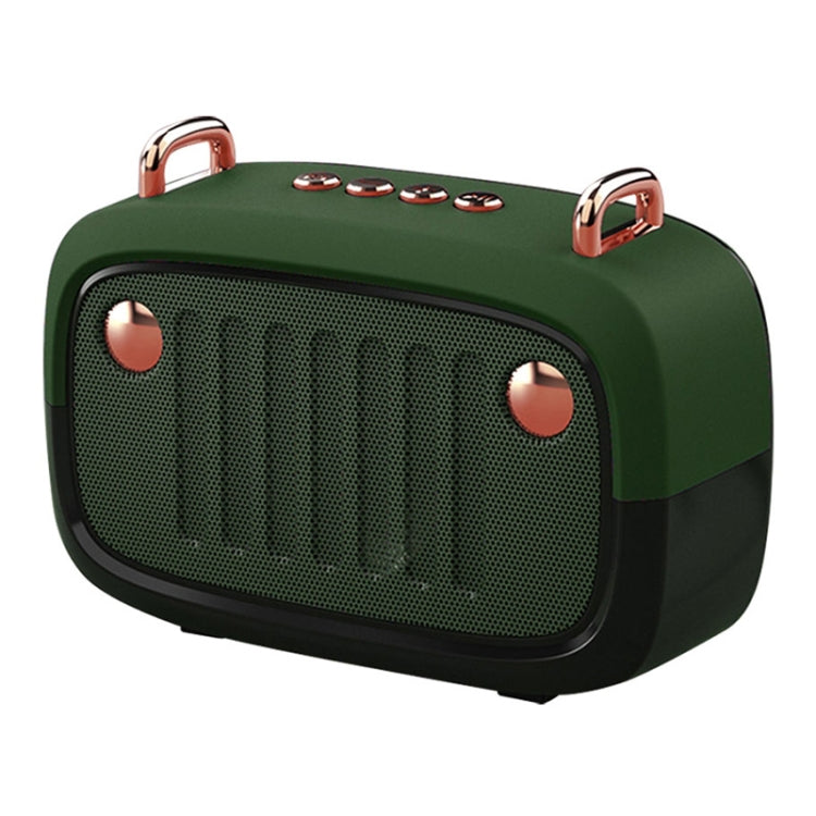 BS32D Wireless Bluetooth Speaker Cartoon Subwoofer Outdoor Card Portable Mini Speaker(Green) - Mini Speaker by buy2fix | Online Shopping UK | buy2fix