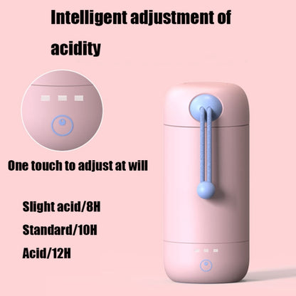 Jiuzan S2 Yogurt Machine Stainless Steel Multifunctional Automatic Small Creative Fermentation Mini Constant Temperature Cup(Pink) - Home & Garden by buy2fix | Online Shopping UK | buy2fix