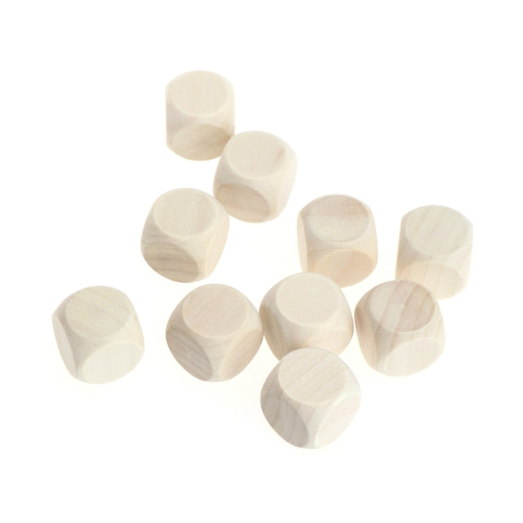 10 PCS 6 Sided Blank Wood Dice Party Family DIY Games Printing Engraving Kid Toys, Size:1.8cm - Toys & Hobbies by buy2fix | Online Shopping UK | buy2fix