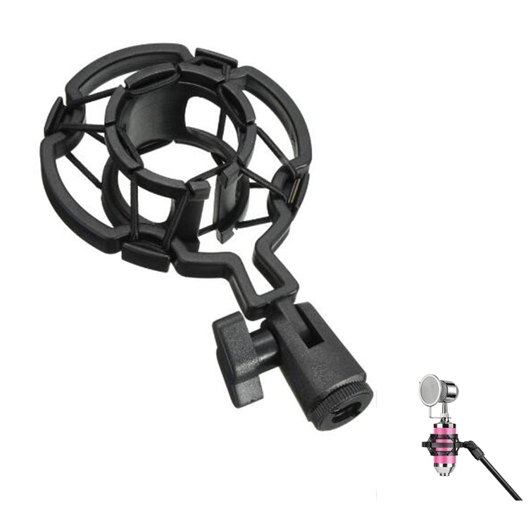 Microphone Clip Microphone Dedicated BM700/BM800 Condenser Wheat Plastic Shock Mount Mobile Phone Karaoke Recording - Stand by buy2fix | Online Shopping UK | buy2fix