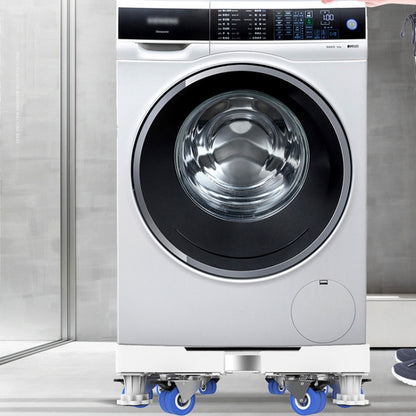 Single Tube 4 Legs Adjustable Stainless Steel Refrigerator Bracket Washing Machine Base Bracket - Home & Garden by buy2fix | Online Shopping UK | buy2fix
