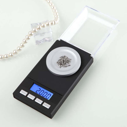 10g/0.001g High-Precision Portable Jewelry Scale  Mini Electronic Scale Precision Carat Electronic Scale - Jewelry Scales by buy2fix | Online Shopping UK | buy2fix