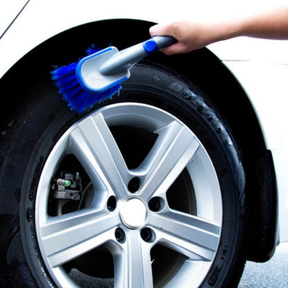 3 PCS Wheel Hub Long-Handled Brush Special Tool For Powerful Decontamination & Cleaning Of Tires, Colour: Blue Short Handle - Car washing supplies by buy2fix | Online Shopping UK | buy2fix