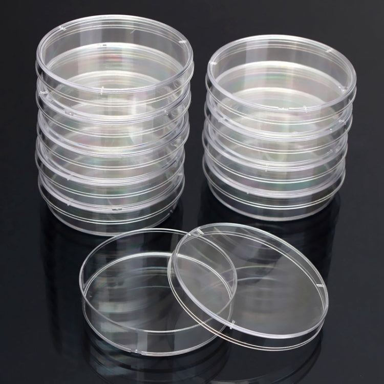 10 PCS Polystyrene Sterile Petri Dishes Bacteria Dish Laboratory Biological Scientific Lab Supplies, Size:60mm - Teaching Resources by buy2fix | Online Shopping UK | buy2fix