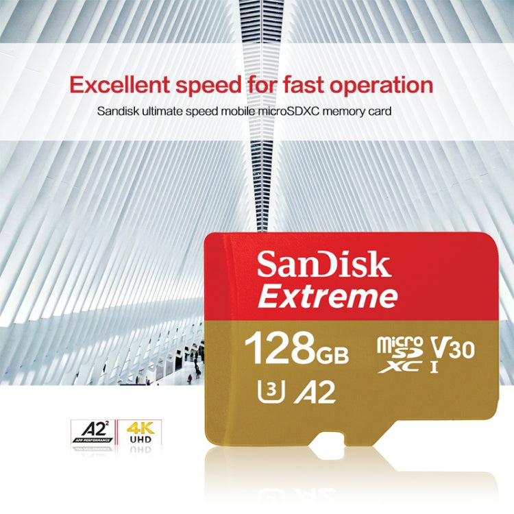 SanDisk U3 High-Speed Micro SD Card  TF Card Memory Card for GoPro Sports Camera, Drone, Monitoring 32GB(A1), Colour: Gold Card - Micro SD Card by SanDisk | Online Shopping UK | buy2fix