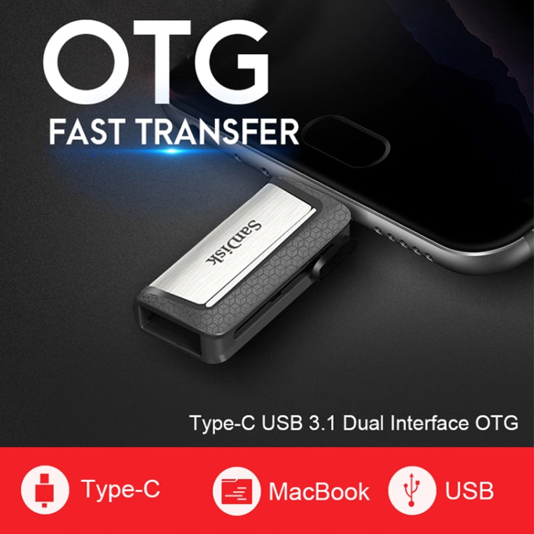 SanDisk SDDDC2 Type-C + USB 3.1 High Speed Mobile Phone OTG U Disk, Capacity: 32GB - USB Flash Drives by SanDisk | Online Shopping UK | buy2fix