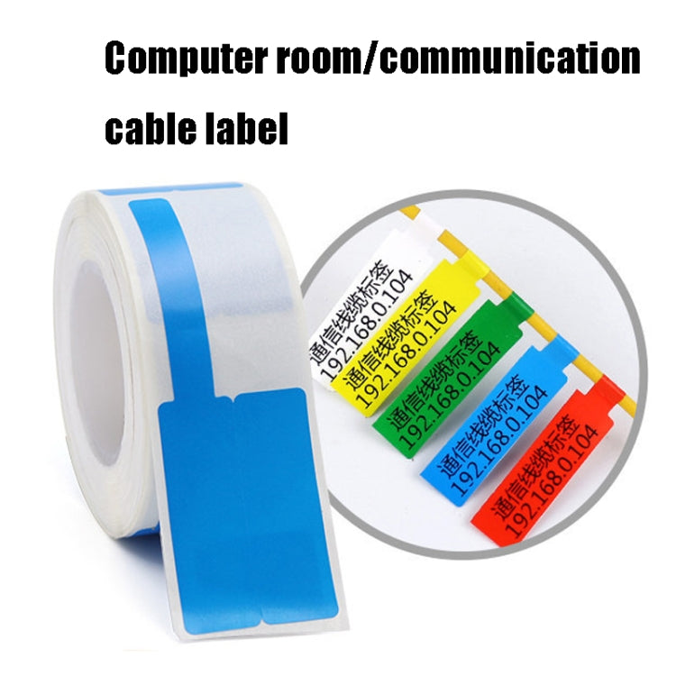 Printing Paper Cable Label For NIIMBOT B50 Labeling Machine(02T-White) - Printer Accessories by NIIMBOT | Online Shopping UK | buy2fix