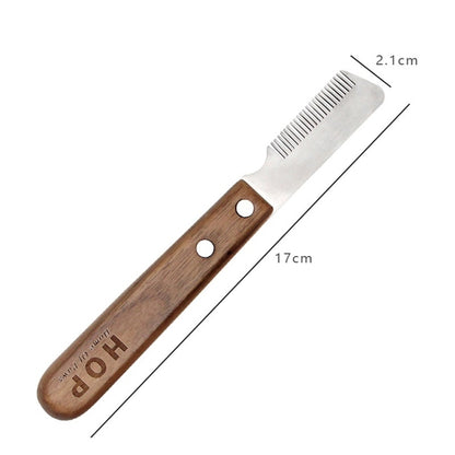 HOP Terrier Dog Plucking Knife Pet Grooming & Shaving Tool(CS276 Right Hand) - Home & Garden by buy2fix | Online Shopping UK | buy2fix