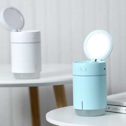 K005 Portable Hydrating LED Fill Light Makeup Mirror USB Mini Humidifier(Blue) - Home & Garden by buy2fix | Online Shopping UK | buy2fix