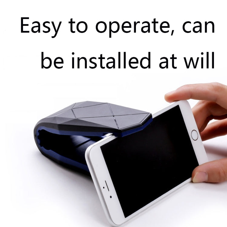 2 PCS Lazy Car Desktop Phone Holder Alligator Mouth Clip Holder(Black Gray) - Car Holders by buy2fix | Online Shopping UK | buy2fix