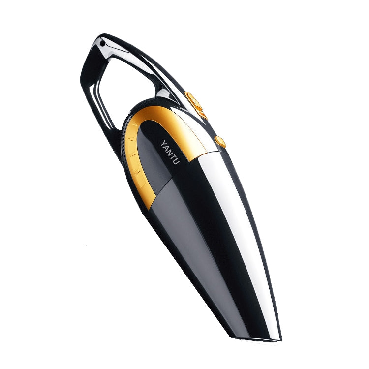 YANTU E03 Car Vacuum Cleaner Mini Handheld Portable Vacuum Car Vacuum Cleaner Wired 120W Black Gold - Vacuum Cleaner by buy2fix | Online Shopping UK | buy2fix