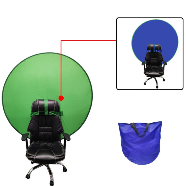 Live E-Sports Background Cloth Folding Background Board, Size: Double Layer L Blue Green 142cm - Camera Accessories by buy2fix | Online Shopping UK | buy2fix