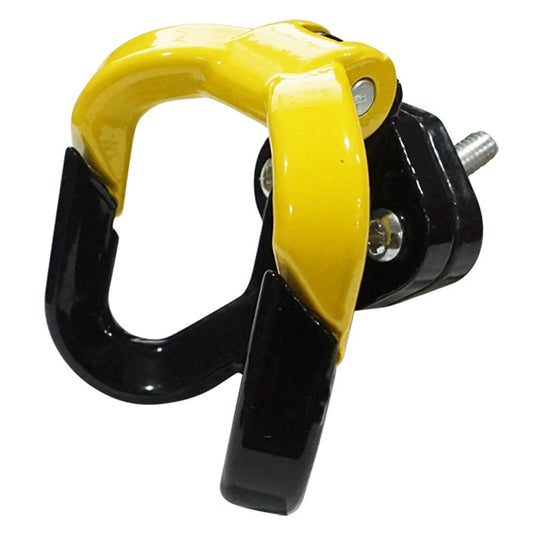 2 PCS Pedal Electric Car Motorcycle Modified Helmet Universal Double Hook(Yellow) - Others by buy2fix | Online Shopping UK | buy2fix