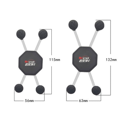 N-STAR N002 Motorcycle Bicycle Mobile Phone Bracket Riding Equipment(Large Tilted Head) - Holders by N-STAR | Online Shopping UK | buy2fix