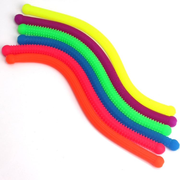 10 PCS Environmental Protection Round Head TPR Decompression Soft Rubber Noodle Rope, Random Color Delivery - Squeeze Toys by buy2fix | Online Shopping UK | buy2fix