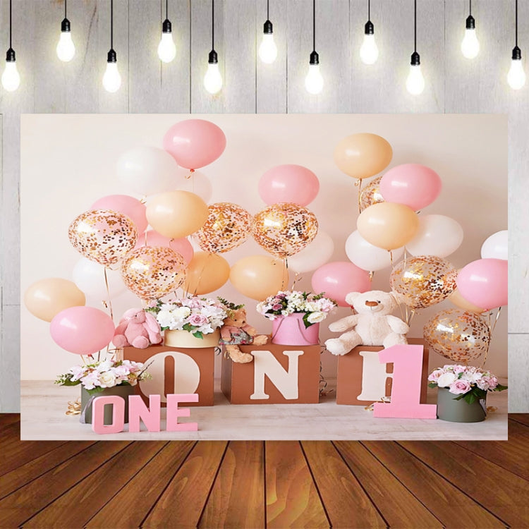 2.1m x 1.5m One Year Old Birthday Photography Background Cloth Birthday Party Decoration Photo Background(579) - Camera Accessories by buy2fix | Online Shopping UK | buy2fix