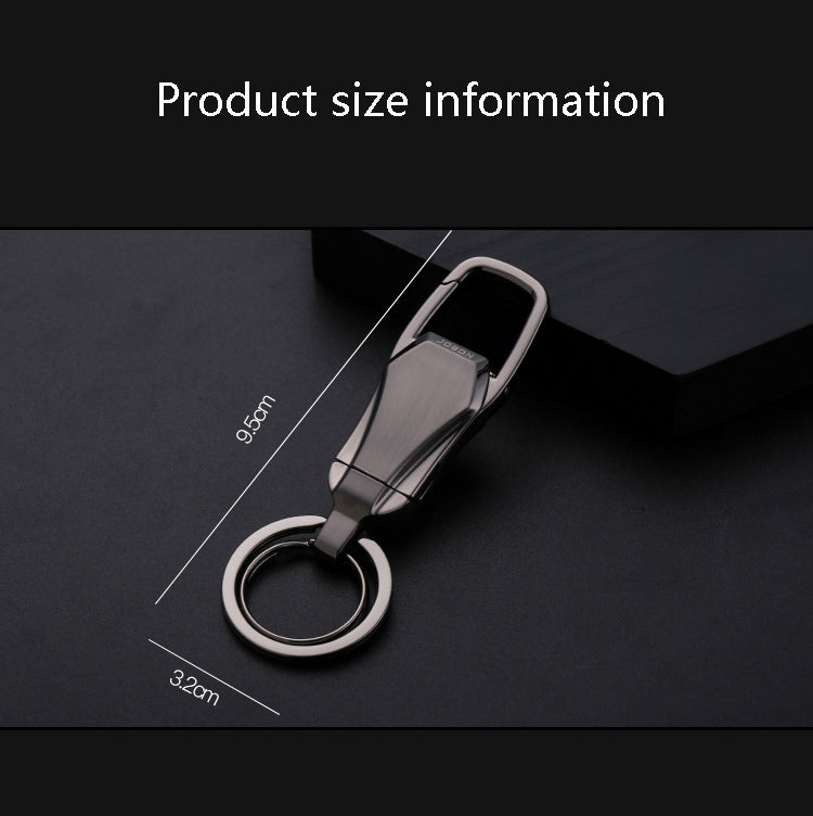 JOBON ZB-8780 Multi-Function Keychain Man Portable Mobile Phone Bracket Metal Waist Car Keychain(Black) - Key Rings by JOBON | Online Shopping UK | buy2fix