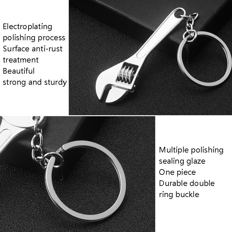 10 PCS Tool Metal Keychain Car Key Ring Pendant, Colour: H-399 Pliers - Key Rings by buy2fix | Online Shopping UK | buy2fix