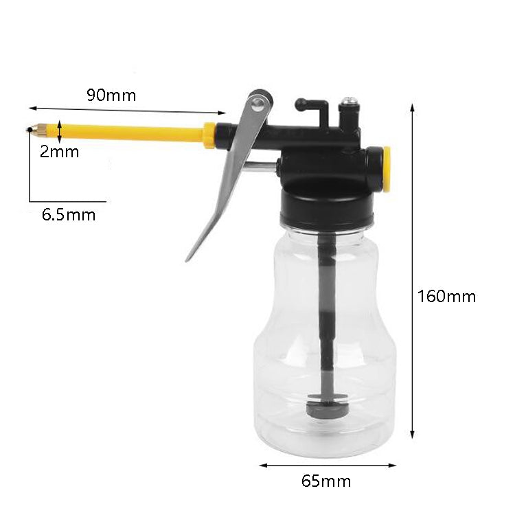 4 PCS CY-0085 Home Long Mouth Injection Device Machine Oil Pot Manual Lubrication Gear Oil Filler, Style: Transparent 250ml - In Car by buy2fix | Online Shopping UK | buy2fix