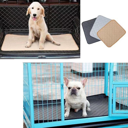 60x45cm Car Pet Injection Pad Waterproof Pad Cat Dog Sofa Waterproof Diapholic Carpet Water Absorbing Pad(Beige) - Seat Accessories by buy2fix | Online Shopping UK | buy2fix