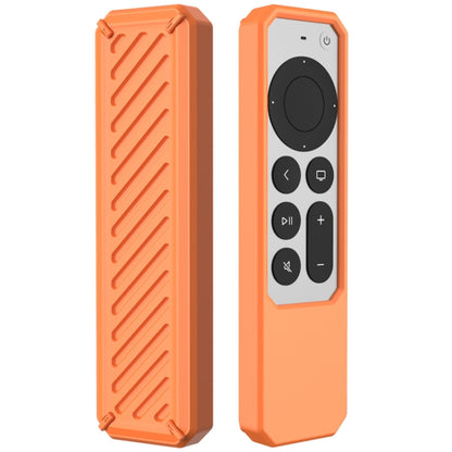 2 PCS Remote Control All-Inclusive Anti-Drop Silicone Protective Cover, Applicable Model: For Apple TV 4K 2021(Orange) - Consumer Electronics by buy2fix | Online Shopping UK | buy2fix