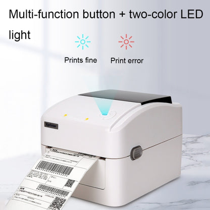 Xprinter XP-420B 108mm Express Order Printer Thermal Label Printer, Style:USB+LAN Port(US Plug) - Consumer Electronics by Xprinter | Online Shopping UK | buy2fix