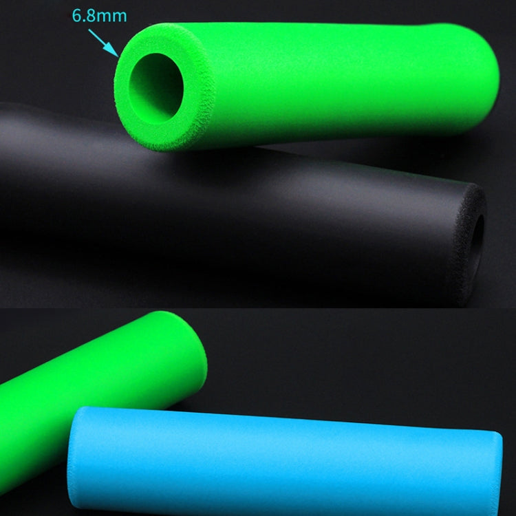 4 Pairs Mountain Folding Bicycle Silicone Foaming Sponge Handle Cover Rubber Shock Absorbing Anti-Slip Handle Set(Green) - Outdoor & Sports by buy2fix | Online Shopping UK | buy2fix