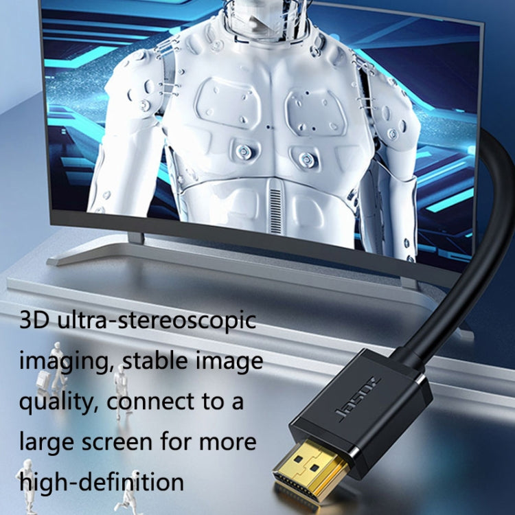 Jasoz HDMI High-Definition Projector Computer Video Cable Oxygen-Free Copper Core, Cable Length: 15m - Cable by buy2fix | Online Shopping UK | buy2fix