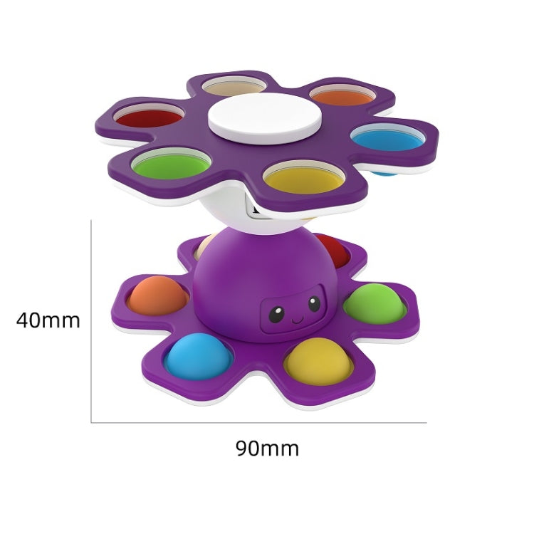 3 PCS Face-Changing Octopus Bubble Top Decompression Toy, Colour: Dark Green - Squeeze Toys by buy2fix | Online Shopping UK | buy2fix